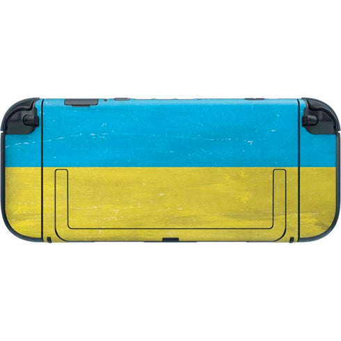 Ukraine Flag Distressed Nintendo Switch 2 (2025) with Joy-Con Skin